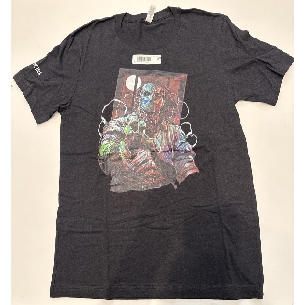 NEW Bolt Collective Jered Vortex T-Shirt Halloween Monster Black Heather - Med